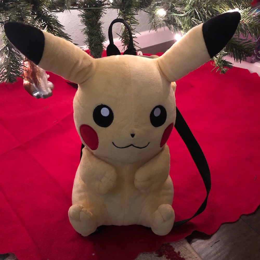 NWT Pikachu Plush Backpack